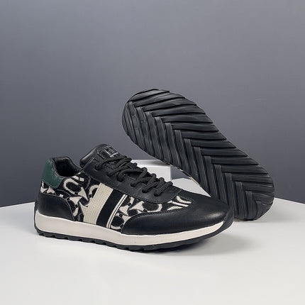 Boys Forrest Gump Shoes Sports Casual Shoes 2025 Spring New Leather Shoes Men's Trendy Brand Shoes Breathable All-match Single-layer Shoes for Men