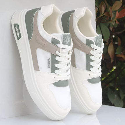 Brand Men's Shoes Summer Breathable Mesh Panel Shoes Sports Shoes Men's 2025 New Casual Shoes Men's White Shoes