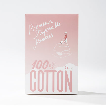 Pure cotton disposable underwear women high waist pregnant women sterilization travel hotel portable wash-free day throw men's boxer pants wholesale