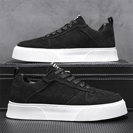 Men's Shoes Spring and Autumn New All-match Comfortable Thick Sole Lightweight Heightened Sneakers Casual Shoes