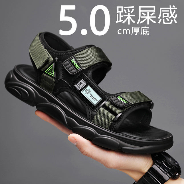 Beach Sandals Men's 2025 New Summer Outer Wear Roman Men's Driving Shoes