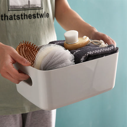 X5039 Desktop Storage Basket Cosmetics Storage Box Kitchen Drawer Miscellaneous Plastic Box Rectangular Organizer Box
