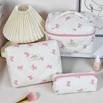 Large-Capacity Partitioned Makeup Bag, High-End Portable Storage Bag, Wholesale in Stock, Exclusively for Cross-Border Sales, Supports Labeling and Dropshipping