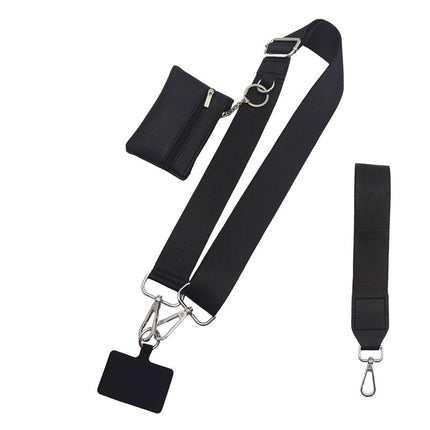 Cross-border hot-selling mobile phone strap with change small bag detachable extended bag with adjustable replacement bag strap wholesale