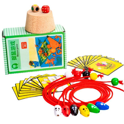 Cat and Mouse Board Game Same Style Early Childhood Education Concentration Training Insect Catching Toy Parent-Child Interactive Board Game
