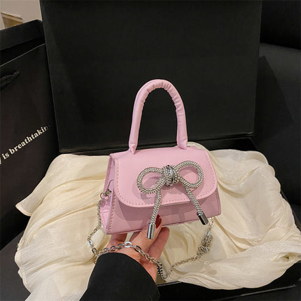 Mini Portable Small Square Bag, Casual and Simple Shoulder Bag, Fashionable 2025 New Style, Women's Commuter Crossbody Bag
