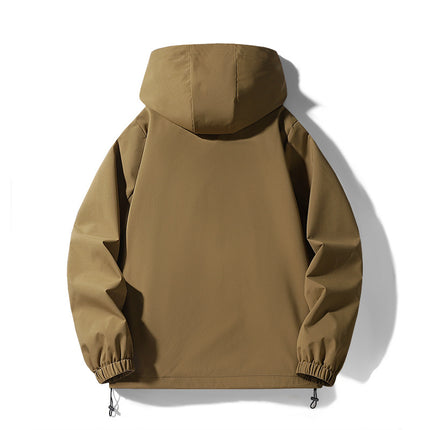 Live Explosions Jacket New Waterproof Charge Clothes Couple's Hooded Outdoor Mountaineering Functional Clothes Loose Jacket
