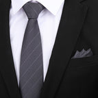 8cm dark gray dark strip zipper + pocket towel
