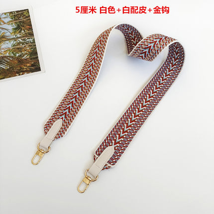 Canvas Bag Strap Accessories Crossbody Bag Strap Accessories Strap Crossbody Wide Extended Backpack Strap Pu Leather Woven Replacement Strap