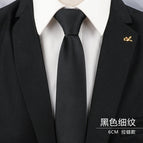 6cm-black fine lines-zipper