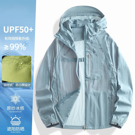 Woodpecker Pink Sunscreen Clothing Women's Summer Couple's New Anti-UV Ice Silk Loose Lightweight Giant Good-looking Jacket