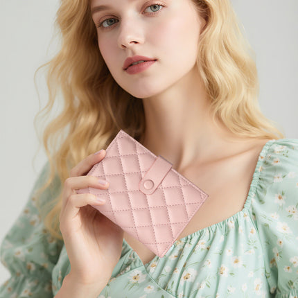 Travel Passport Holder Storage Bag, Classy Small Fragrance Style, Can Hold Wallet, Card Holder, All-In-One Passport, Good-Looking Female Multi-Function
