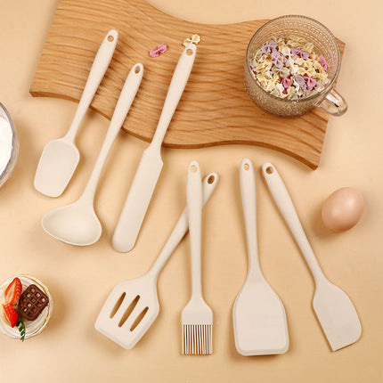in stock Mini All-inclusive Silicone Kitchenware suit small size Silicone Soup Spoon Secret Shovel Household Non-stick Cookware for Children