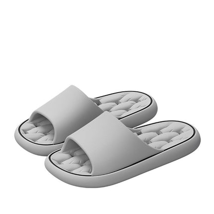 Leakage bathroom slippers ladies summer 2025 new indoor home non-slip bath quick-drying non-stinky feet sandals men