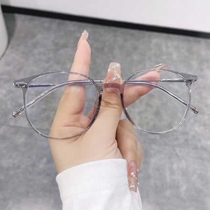 Korean version of the new glasses frame large frame plain plain light anti-blue light with myopia high quality fashion small red book hot only
