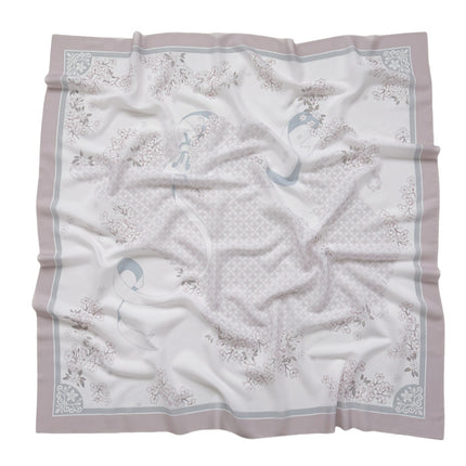 Cross-Border New Product Voile Print 110 Square Scarf Classic Lace Scarf Turban Malaysian Shawl