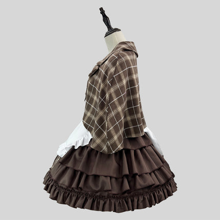 Original New Product Detective Love Song Maid Costume Plus Size Maid Costume Detective Costume Cosplay Performance Costume Anchor