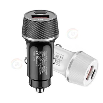 Car Charger Fast Charging 60W High Power Usb+Type C Suitable for Huawei Super Fast Charging Car Charger Pd30W