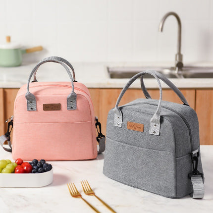 Portable Insulated Bag, Thickened Lunch Bag, Student Lunch Box Bag, Large Capacity Work Lunch Bag, Storage and Take-Out Bag
