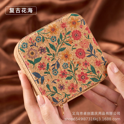 High-grade antique household manual sewing box sewing bag sewing bag sewing a generation of hair sewing box needle portable sewing box
