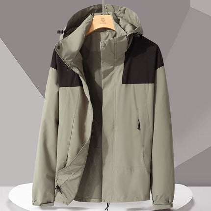Foreign Trade New Products Men's Windproof Waterproof Outdoor Spring and Autumn Coat Trendy Brand Xizang Couple's Single-Layer Mountaineering Suit for Women
