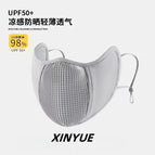 [cycling mask] gray / One size fits all
