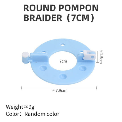 Ready-Made Wool Pom-Pom Maker Handmade Wool Ball Tool Accessories Household Color Knitting Machine