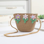 Purple and white powder 3 bouquets of flower bag coffee