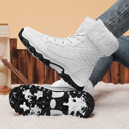 Cross-Border Travel Sports Northeast Large Size Snow Boots for Women Outdoor Mountaineering Travel High-Top Cotton Shoes Women's Mid-Calf Boots Winter