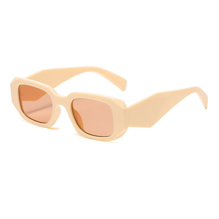 2026 European and American Irregular Punk Sunglasses Retro Ins Sunglasses Street Style Small Square Frame Men's Street Style Cut-Edge Glasses