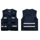 8898 navy blue with reflective strips / 3XL