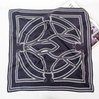 Striped horse set simple black / 65