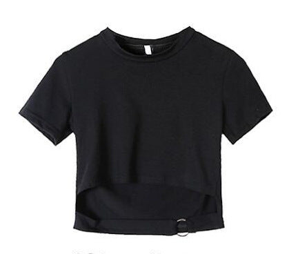 Sexy Disco Women's Suit Summer Crop Top Handsome Cool Girl Gothic Style Pure Desire Pleated Skirt Jazz Dance Suit