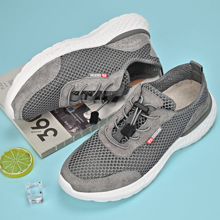2025 Slip-On Sneakers for Men, Summer Lightweight Breathable Shoes, Casual Shoes, Soft Sole Mesh Running Shoes for Men