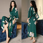 Dark green big flowers / Foreign large edition One Size (recommended above 165cm, 90kg -180kg)