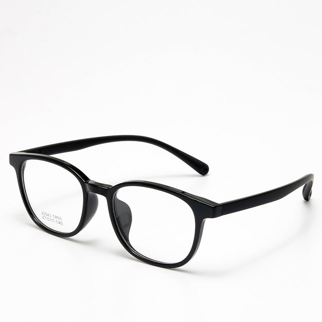 In-Stock Youth Eyeglass Frames Tr90 for Primary and Secondary School Students, Square Style, Fresh and Simple Design, Unisex Eyeglass Frames and Lenses