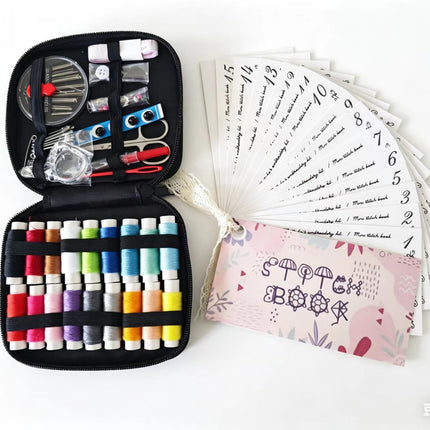 Cross-Border Hot-Selling Household Portable Sewing Kit, Daily Sewing Tools Multi-Piece Set, Handmade Sewing Kit