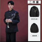 Black mid-mountain clothing + black shirt / S