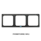 Switch socket opening template (black three-hole)