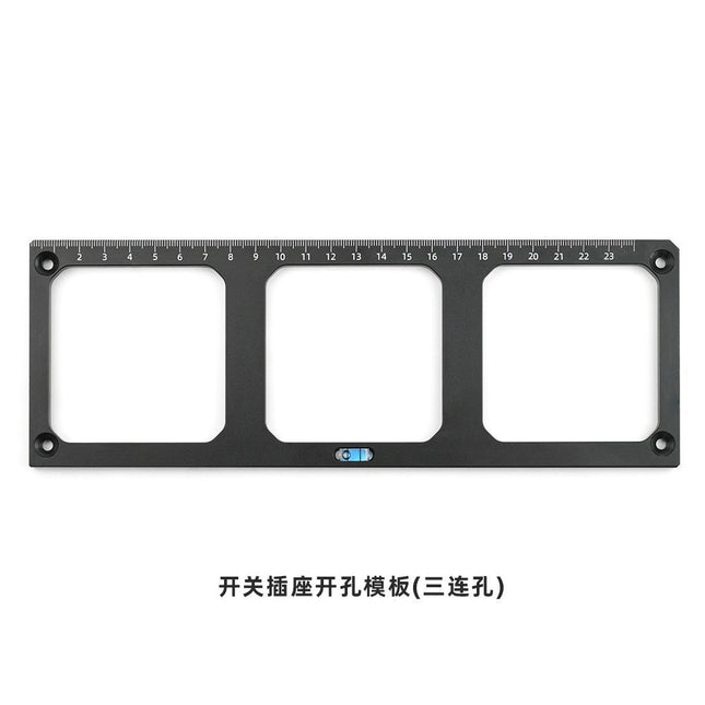 86 box switch socket hole mold woodworking wardrobe socket wire box hole slotting tool woodworking drawing line template