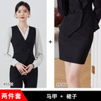 Black Vest Black Dress / S