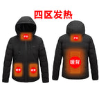 Black-four zone heating suit / M