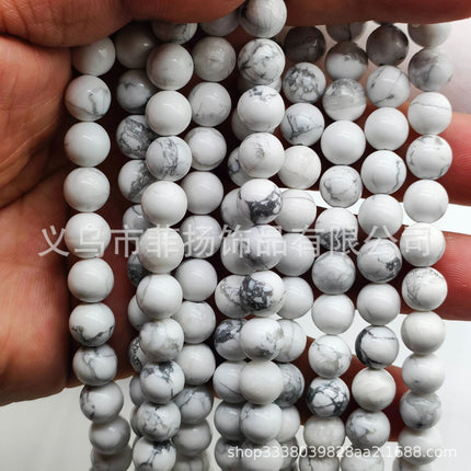Live explosions natural round beads loose beads diy jewelry accessories string beads personality Miscellaneous Stone semi-finished products spot wholesale