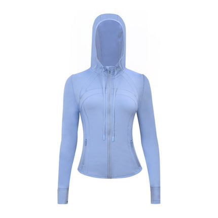 Lulu Original Label Define Yoga Wear Hooded Jacket Jacket Top Breathable Sports Fitness Wear Spring & Fall Women's