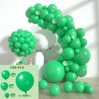 Green Balloon Suit (free dispensing ribbon balloon chain)
