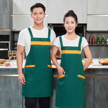 Color-Blocked Coats, Labor Protection Smocks, Aprons, Men's and Women's Work Clothes, Spring and Autumn Long Warehouse Workers' Anti-Pollution Clothes Wholesale
