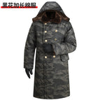Lengthened gray flower ordinary style [Fur liner + hat detachable]] / Small size recommendations (50.00 kg-65.00 kg