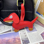 Big red dachshund pendant