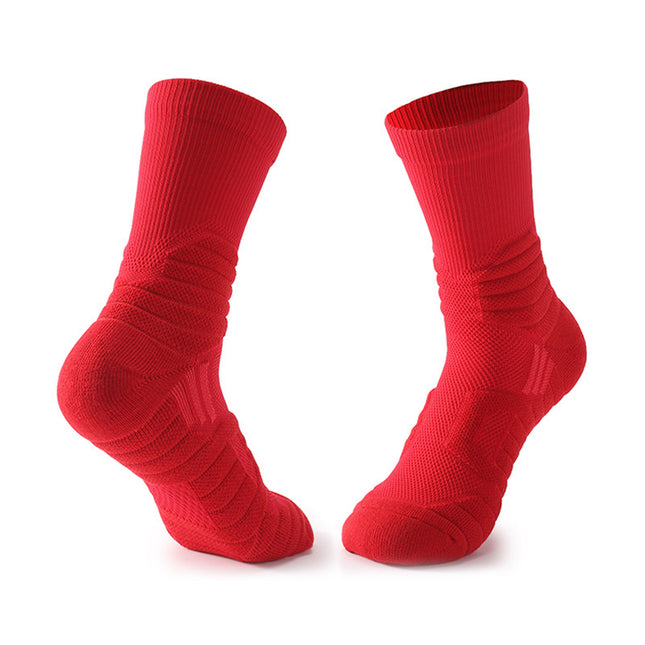 Professional Football Socks for Men, Towel-Bottomed, Mid-Calf, Thickened, Non-Slip Sports Socks, Wholesale Cross-Border Winter Sports Socks