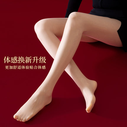 Black Silk Women's Oil-smooth Oil Socks Thin Anti-hook Silk Pantyhose Pearlescent Anchor Horse Oil Pantyhose for Royal Sister